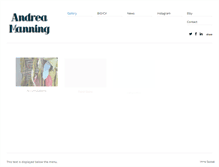 Tablet Screenshot of andreamanningart.com